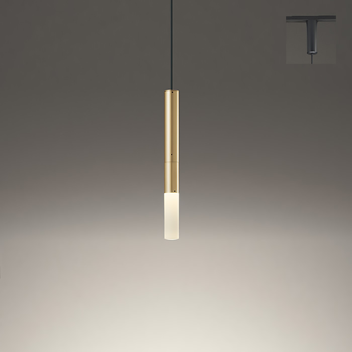 Slim ペンダントライト JDR50W ・サテンゴールド｜ダクトレール用