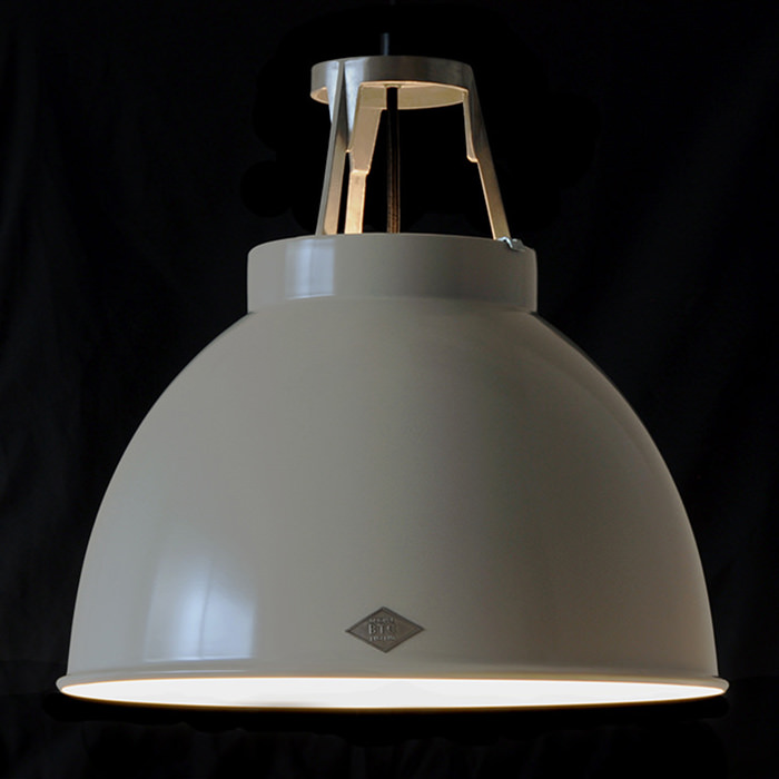 Titan Size-1 ペンダントライト・パテグレー/ホワイト | Original BTC