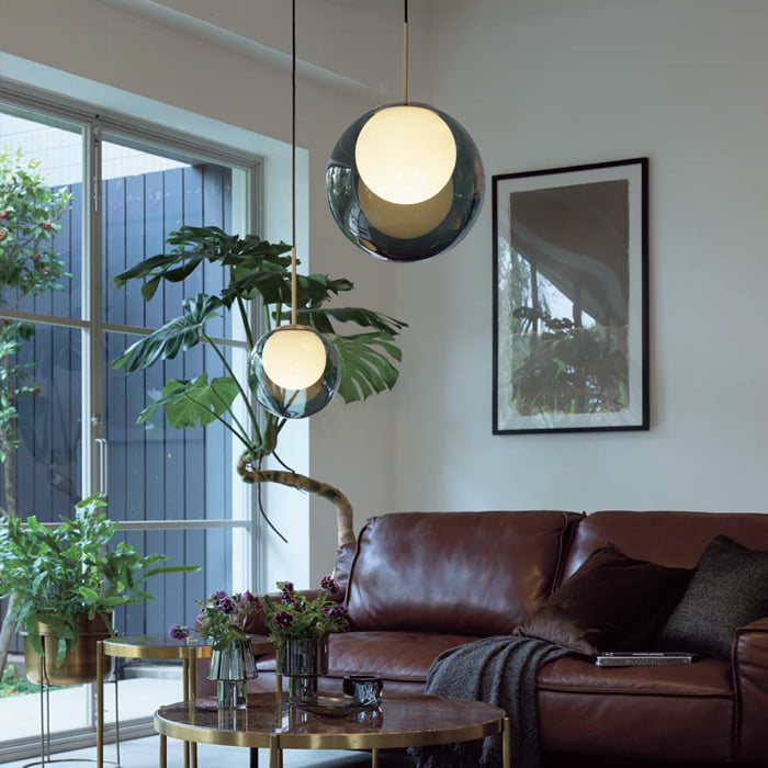 MORE STYLE Φ220・スモーク ペンダントライト｜ダクトレール用