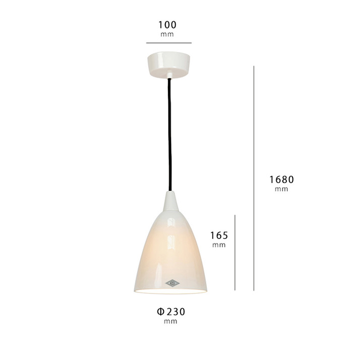 Hector Size 2 ペンダントライト ボーンチャイナ | Original BTC