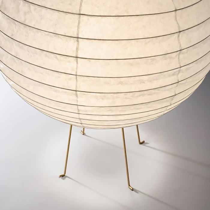 RAI-7560 美濃和紙 提灯スタンドランプ｜フットスイッチ式