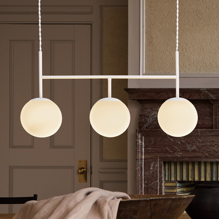 SB-3 3灯・120W ペンダントライト｜ホワイト