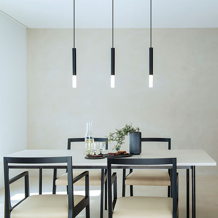 Slim ペンダントライト JDR50W ・マットブラック｜ダクトレール用