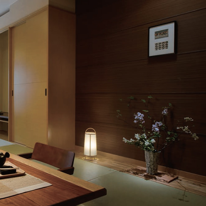 ANDO 和風スタンドライト・60W｜焦げ茶色