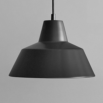 The work shop lamp 28cm・Medium | マットブラック [生産終了]