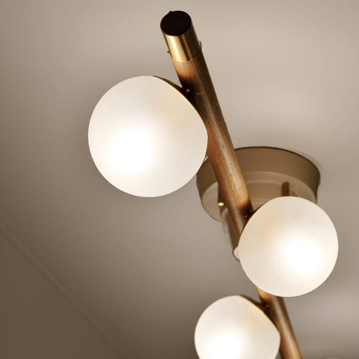 Poiret シーリングライト・ナチュラルウッド