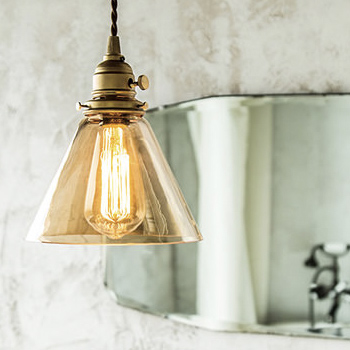 ペンダントライト ガラス アンティーク | 全2色