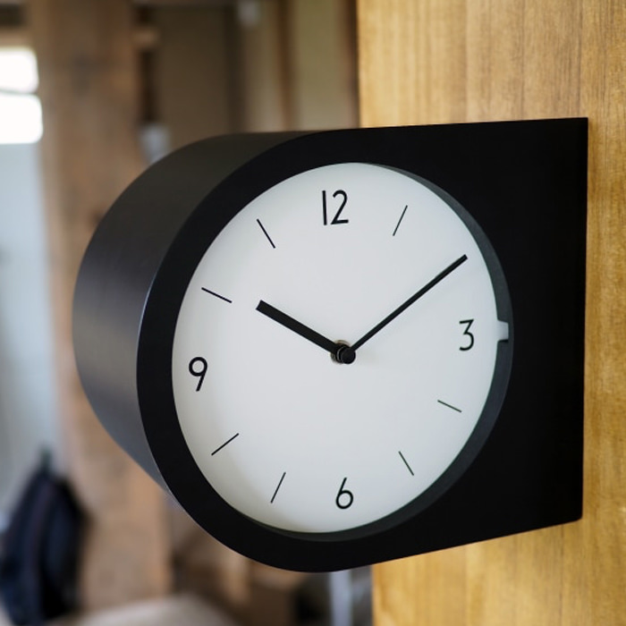 madet 両面時計 ブラック・スイープムーブメント