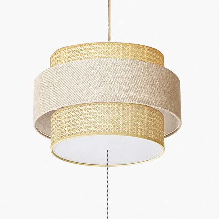 RIEDEN 3灯 ペンダントライト・食卓照明｜ナチュラル色