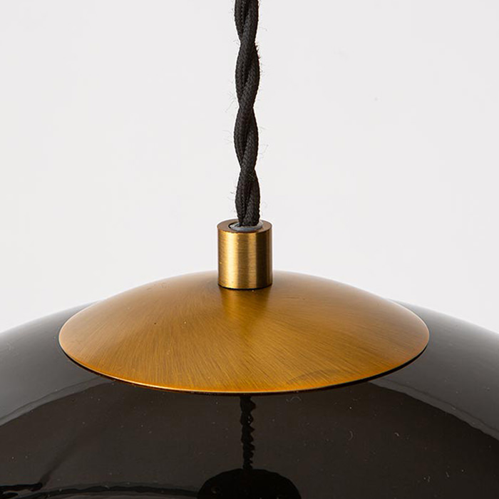 Φ500 ペンダントライト・モダンレトロ｜ブラック