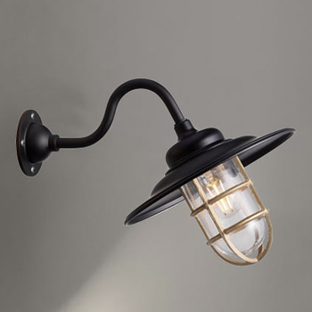 エクステリアライト 真鍮 レトロ LED｜60W