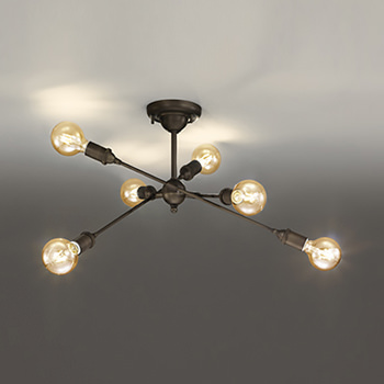 STEAMPUNK 6灯 シャンデリア