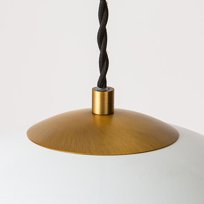 Φ350 ペンダントライト・モダンレトロ｜ホワイト