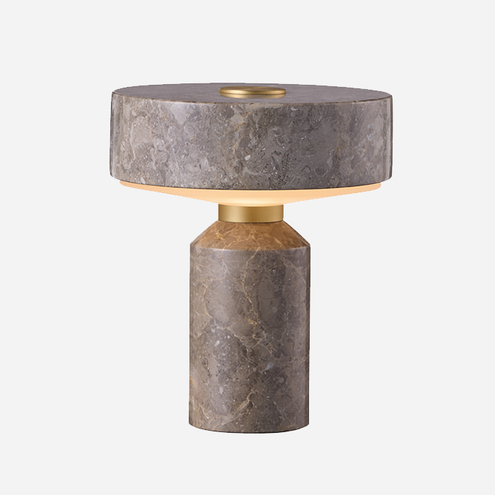 Marble テーブルランプ｜グレージュ