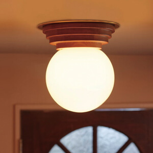 Boule 小型シーリングランプ・簡単取付