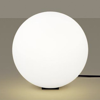 Sphere フロアスタンドライト ブラック Mサイズ｜乳白アクリル球体