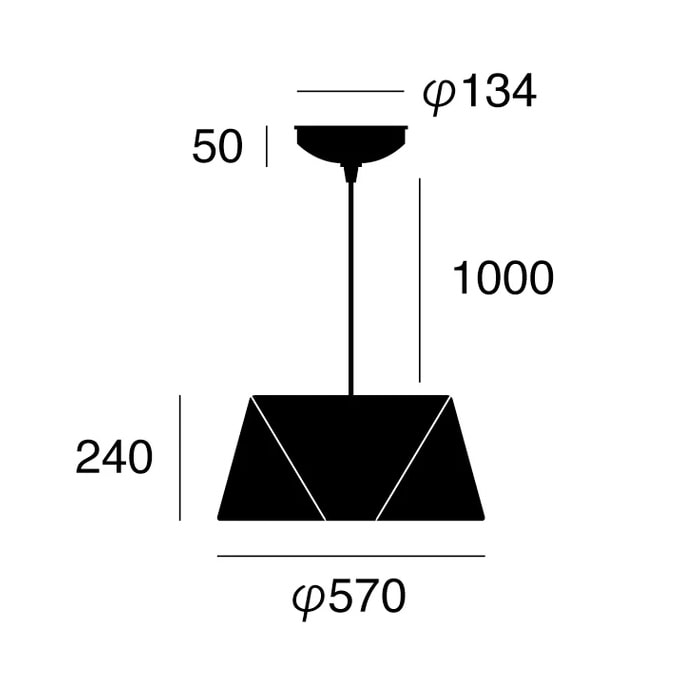 Espresso-3 ペンダントライト｜ブラウン