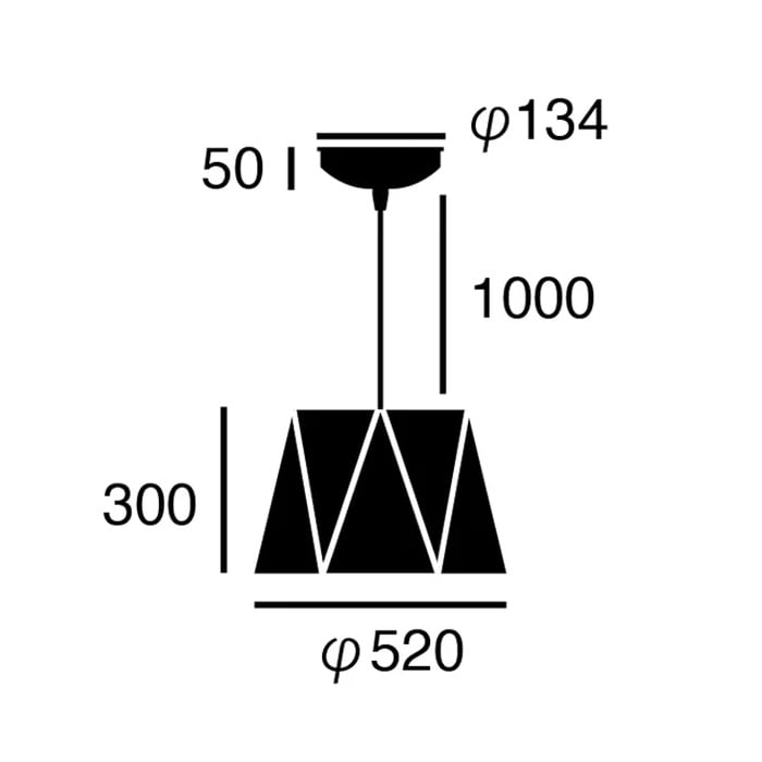 Espresso-2 ペンダントライト｜ブラウン