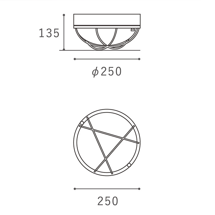 PORT ブラケットライト・80W相当・天井壁面兼用｜ブラック