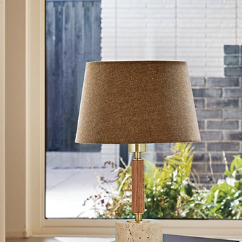 テーブルライト 布・大理石 ホテル 北欧・60W | 全2色