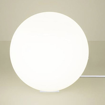 Sphere フロアスタンドライト ホワイト Lサイズ｜乳白アクリル球体