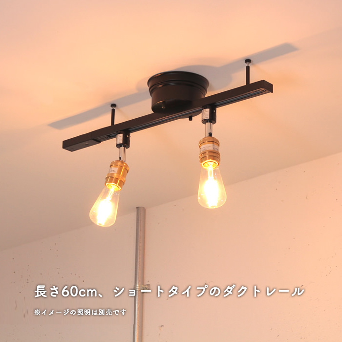 swing duct 600・ブラック｜ダクトレール