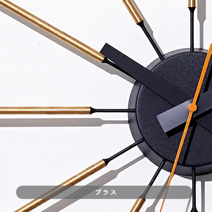 Open wall clock | 全2色・スイープムーブメント式