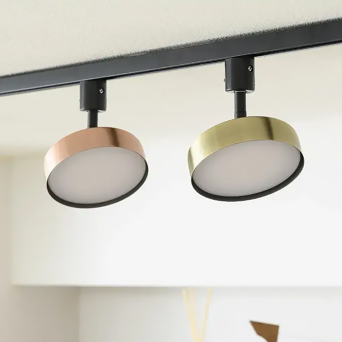 MANI スポットライト・ゴールド｜ダクトレール用