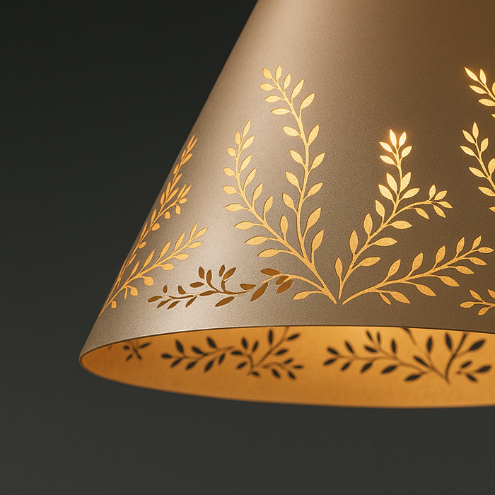 Botanic Glow ペンダントライト・しんちゅう色｜ダクトレール用