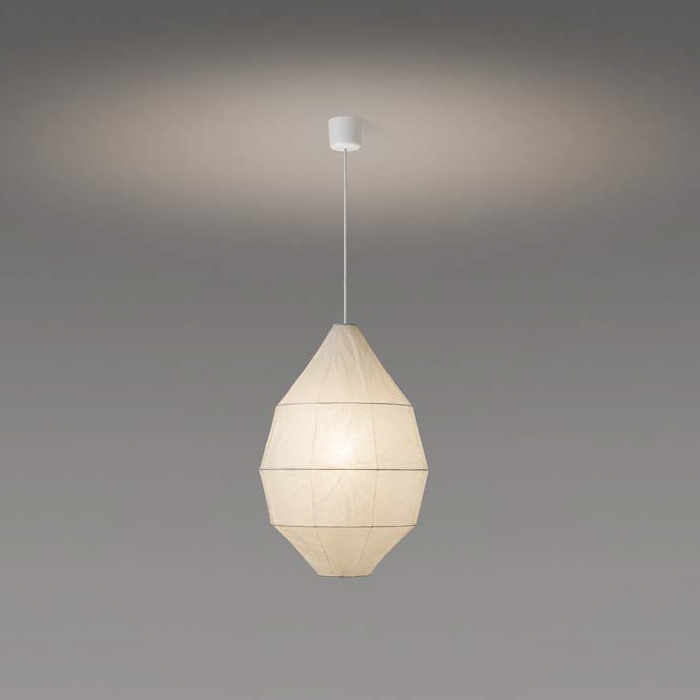 SUI-M Φ400 ペンダントライト 美濃和紙｜滴型