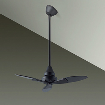 インテリアファン｜Φ800・傾斜32°対応・リモコン・ブラック