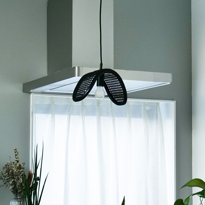 RATTAN ペンダントライト｜ブラック