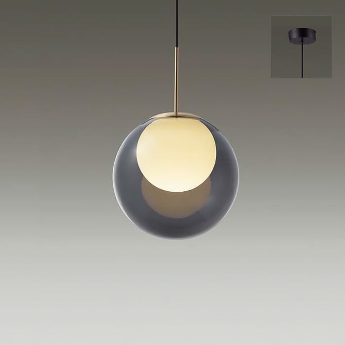 MORE STYLE Φ350 ペンダントライト｜スモークガラス