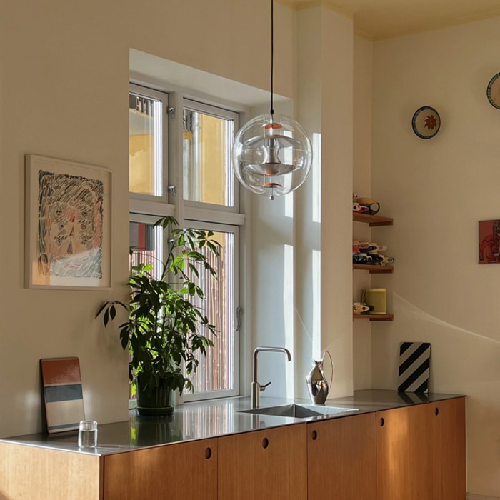 VP GLOBE 40 ペンダントライト・Brushed Alu｜VERPAN