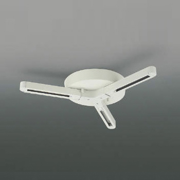 簡易取付ダクトレール 三方向式｜オフホワイト