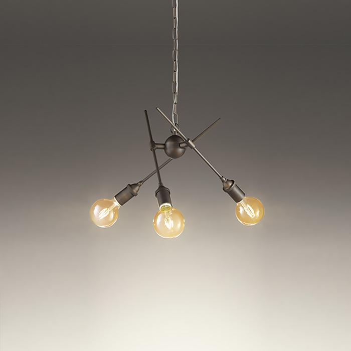 STEAMPUNK 3灯ペンダントライト