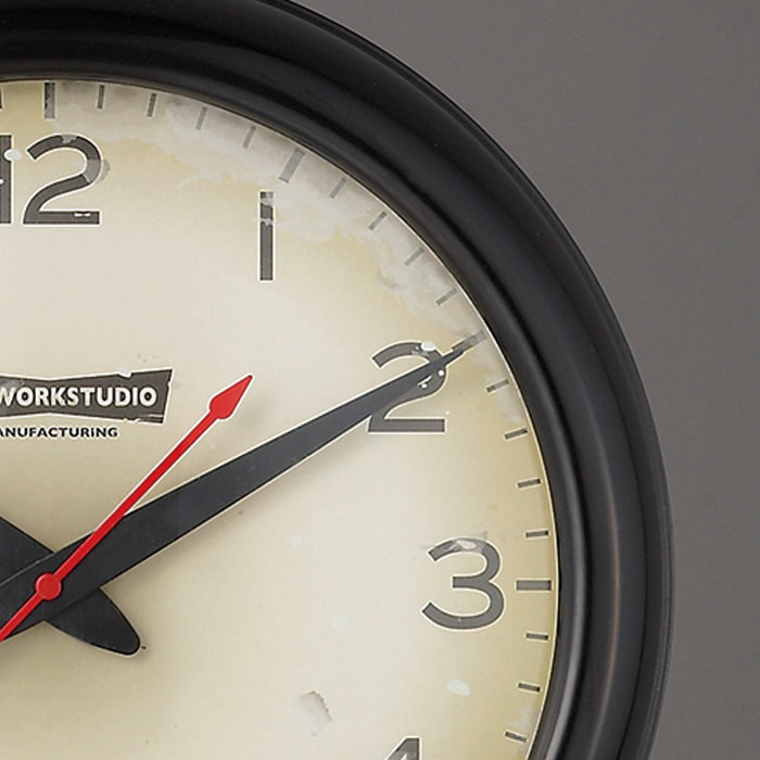 フランクリンクロック・スイープムーブメント式 ブラックヴィンテージ