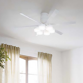 シーリングファンライト｜10畳・6枚羽根・DCモーター・リモコン・ホワイト