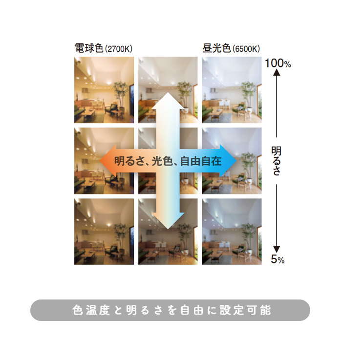 FLAT スポットライト ブラック・100W相当 | bluetooth