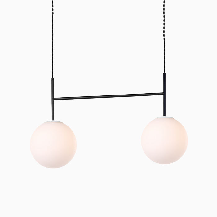 SB-2 2灯・80W ペンダントライト｜ブラック