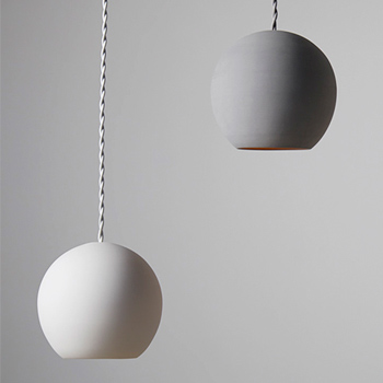 ペンダントライト 丸型・セラミック | 全3色【Gelato】