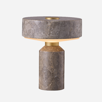 Marble テーブルランプ｜グレージュ