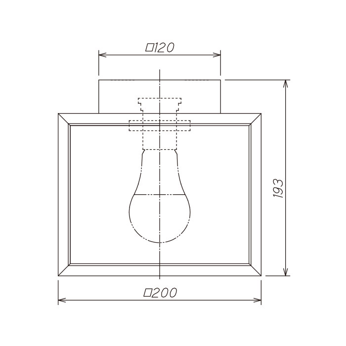 和風小型シーリングランプ｜100W相当