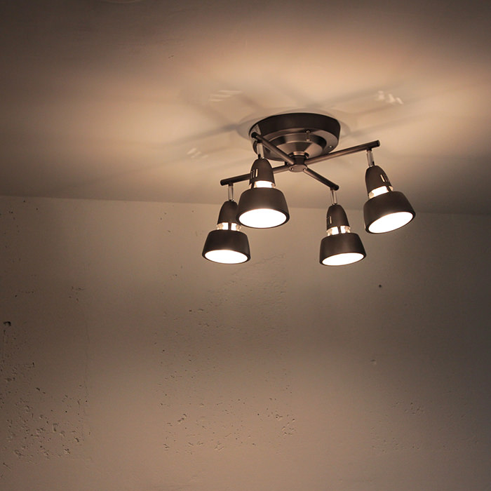 リモコン式 クロスシーリングスポット・ 6-8畳 | ビンテージメタル