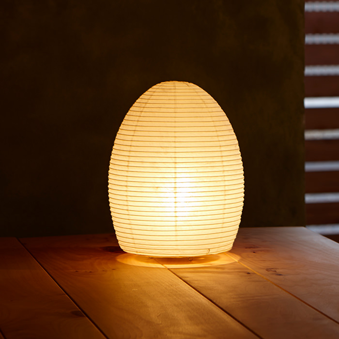 paper moon 01 スタンドランプ・Φ18cm｜内田繁