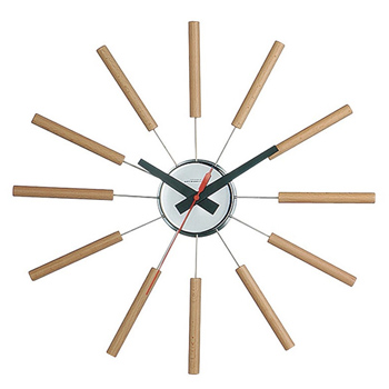 ウォールクロック Atras・ナチュラル・スイープムーブメント式