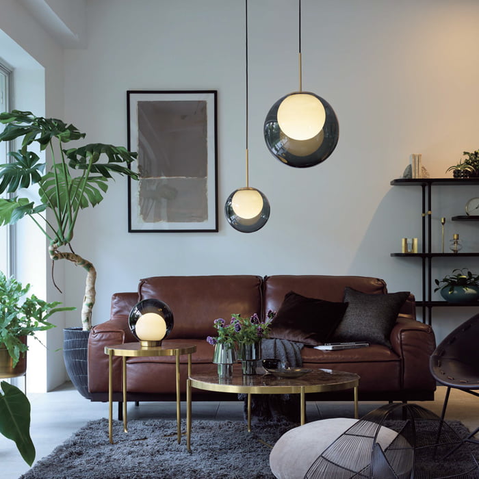 MORE STYLE Φ220・スモーク ペンダントライト｜ダクトレール用