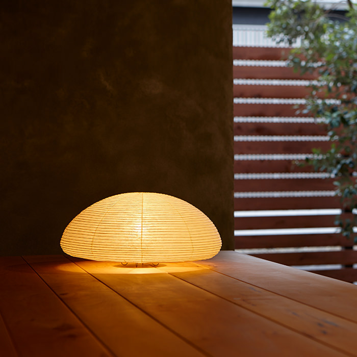 paper moon 04 スタンドランプ・Φ35cm｜内田繁