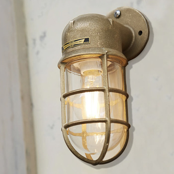 ポーチライト・60W 船舶 マリンテイスト 真鍮｜ブラス