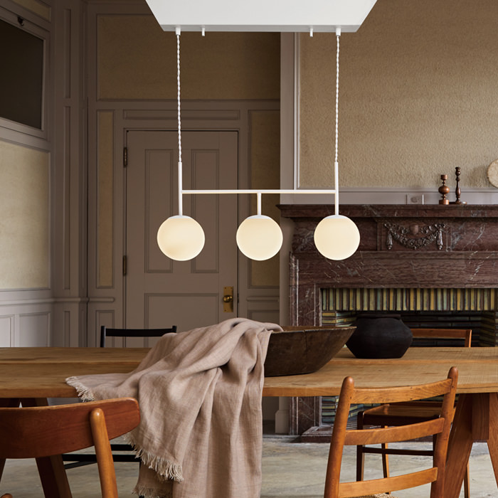 SB-3 3灯・120W ペンダントライト｜ホワイト